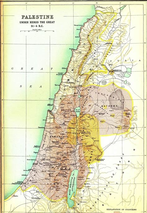 Bibel Atlas fra år 30 f v t