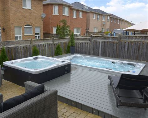 Composite Decking Under Hot Tub • Decks Ideas