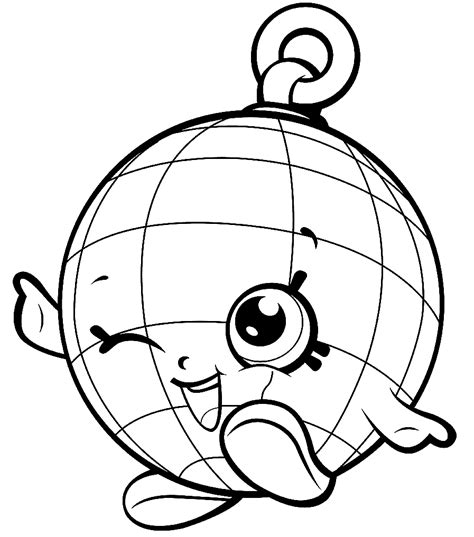 Shopkins Disco Ball Coloring Pages Shopkins Coloring Pages P Ginas