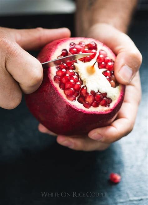 How To Seed Pomegranates De Seed Remove Seeds From Pomegrantes