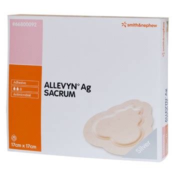 Allevyn Ag Sacrum Opatrunek Hydropolimerowy 17cm X 17cm 1szt