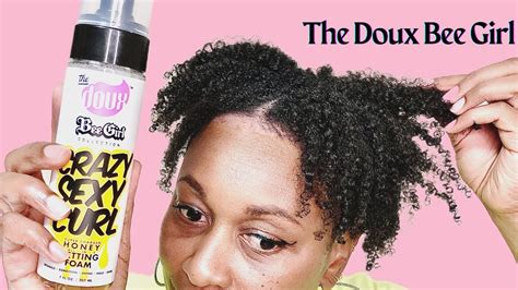 Wash N Go The Doux Bee Girl Collection Crazy Sexy Curl Foam One Product Styler For Type 4