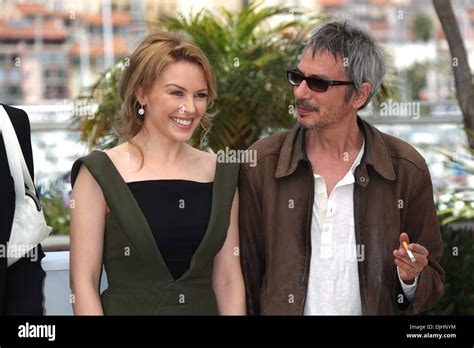 Kylie Minogue And Director Leos Carax Holy Motors Photocall During