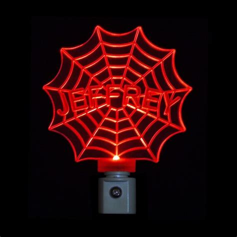 Spiderman Night Light Personalized Led With By Uniqueledproducts