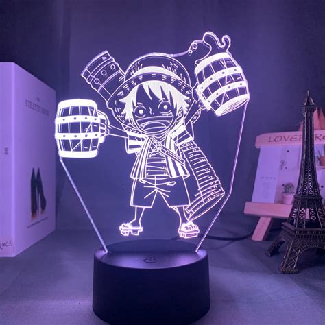 Buy One Piece Luffy Rgb Lighting Lamp Designs Lamps