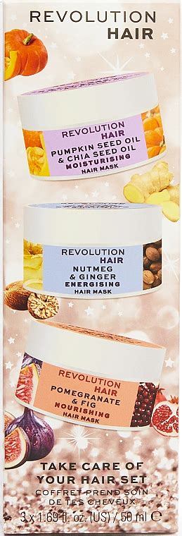 Revolution Haircare Winter Hair Mask T Set Mask3x50ml Набор