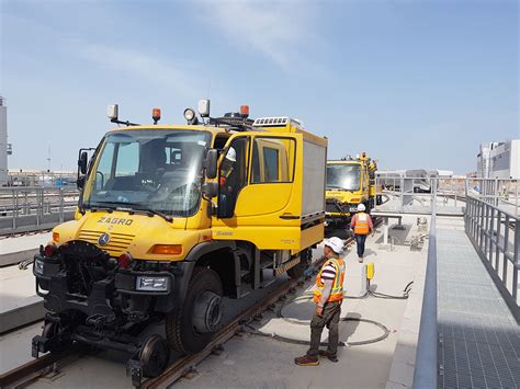 First ZAGRO Road Rail Unimog U 400 For Doha Qatar