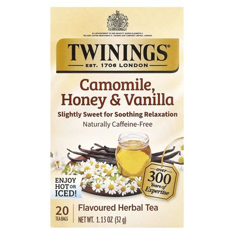 Twinings T De Hierbas Con Sabor Manzanilla Miel Y Vainilla Sin