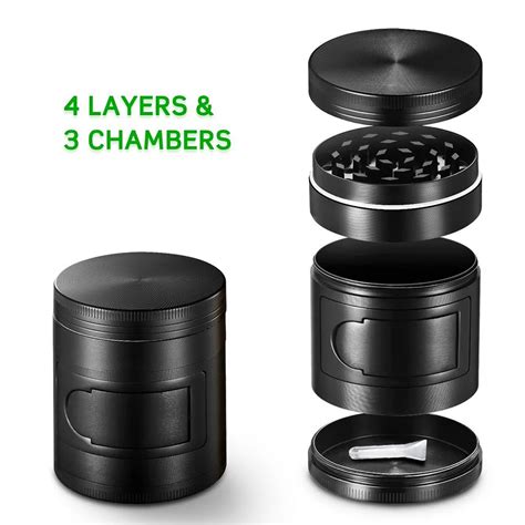 New Layer Aluminum Herbal Herb Tobacco Grinder Smoke Grinders