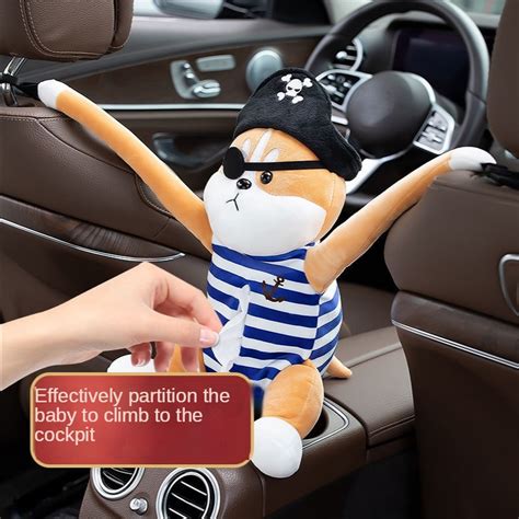 Car Tissue Box Pumping Car With Hanging Car Inner Armrest Box Sun Visor