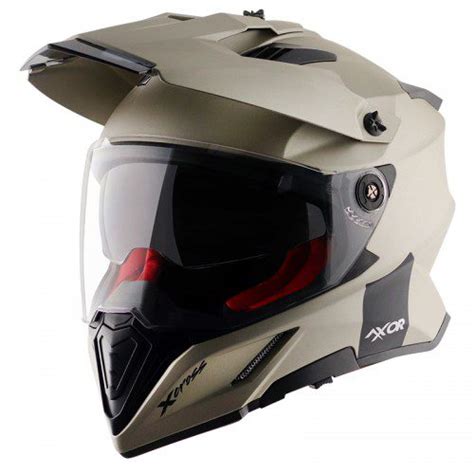 Buy Axor X-Cross Dual Visor SC Helmet-Nickel Red Online