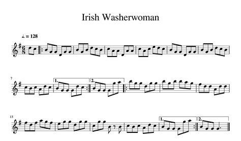 Irish Washerwoman Free Violin Sheet Music — Meadowlark Violin Studio