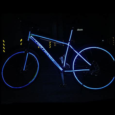 Cinta Adhesiva Reflectante Para Bicicleta Decoraci N Fluorescente