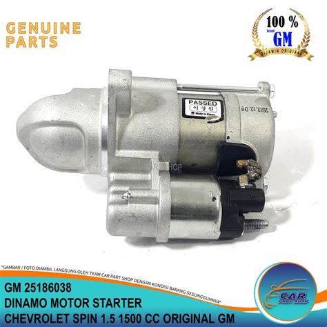 Jual Dinamo Motor Starter Chevrolet Spin Cc Original Gm