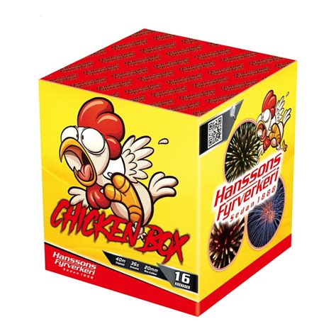 Chicken Box Shots Hanssons Fyrverkerier Fyrverkeri M Starna