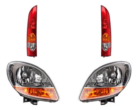 Set Calaveras Faros Depo Kangoo 2009 2015 Envío gratis