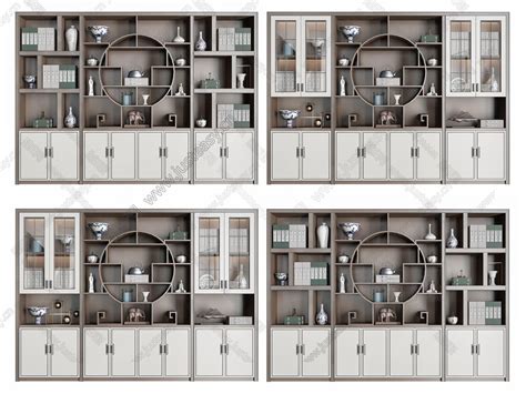 【新中式装饰柜3d模型】建e网新中式装饰柜3d模型下载 Id111167879 打造3d新中式装饰柜模型免费下载平台