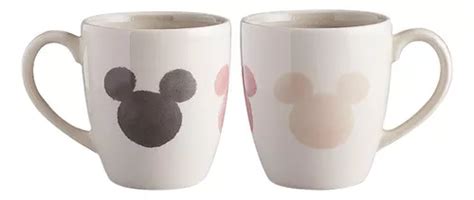 Caneca Cer Mica Mickey E Minnie Carinha Disney Ml Tuut