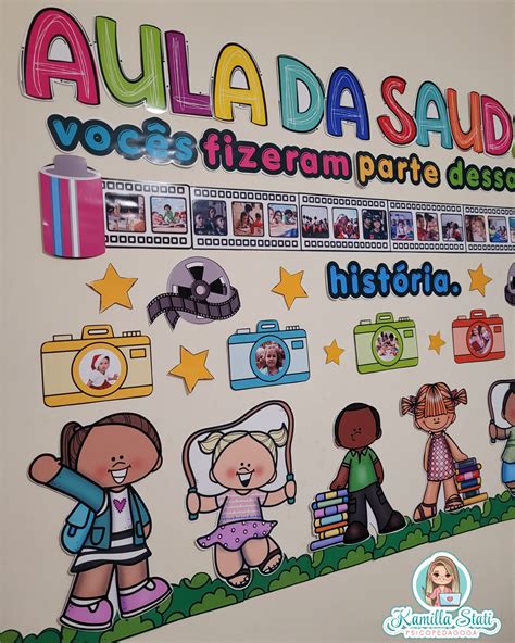 Painel Aula Da Saudade Psicopedagoga Kamilla Stati