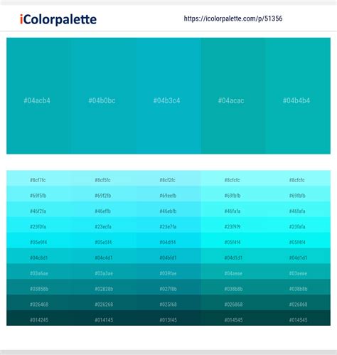 1 Latest Color Schemes with Bondi Blue And Pacific Blue Color tone combinations | 2022 ...