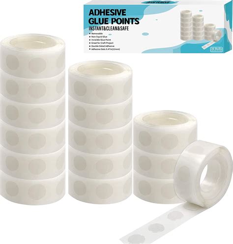 Pcs Glue Point Clear Balloon Glue Removable Adhesive Dots Double