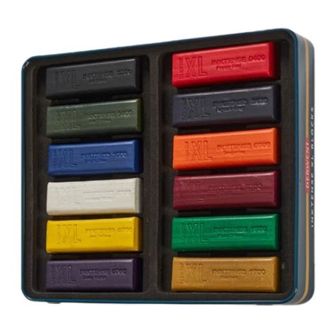 DERWENT CAJA METÁLICA 12 XL INKTENSE BLOCK Artemiranda