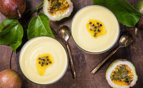 Passion Fruit Mousse With Condensed Milk And Gelatin Easy Recipe