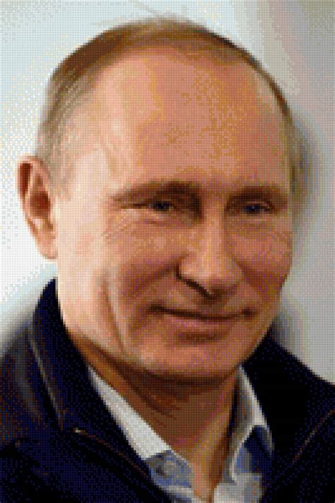 Схема вышивки «В.В. Путин» (№2362496) - Вышивка крестом