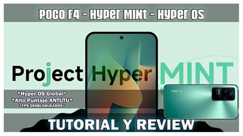 Poco F4 Hyper Mint El Hyper OS Global MEJORADO CON FPS MAXIMOS PARA