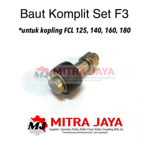 Jual Baut F Komplit Set Bolt Nut F Baut Karet Kopling Fcl Kopel