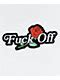 Artist Collective Fuck Off Rose Sticker