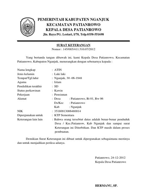 Inilah 8 Contoh Surat Keterangan E Ktp Sementara Terbaik Koleksi Contoh Surat By Abdulbaseer