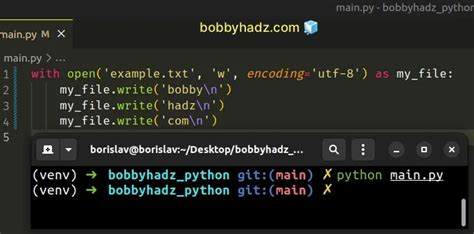 Write A String To A File On A New Line Every Time In Python Bobbyhadz