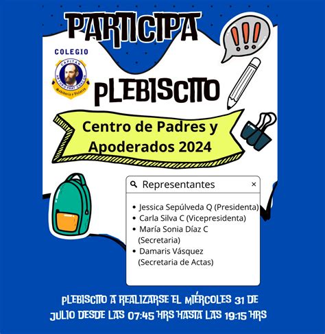 Plebiscito Del Centro De Padres Y Apoderados Colegio Capit N