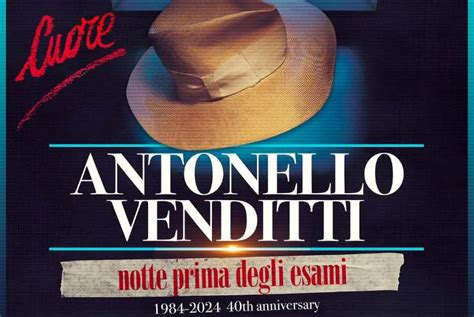 Antonello Venditti Il Tour Per I 40 Anni Del Suo Album Cuore