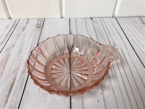 Vintage Anchor Hocking Pink Depression Glass Fortune Pink Etsy