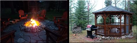 The Copper Fox Lodge Romantic Michigan Luxury Riverside Log Cabin Rental