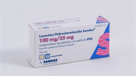 Losartan Hidroclorotiazida Sandoz Efg Mg Mg Comprimidos