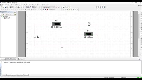 Aula Circuito S Rie Simula O No Multisim Youtube