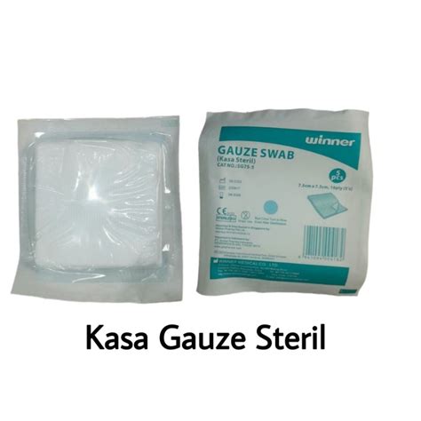 Jual Kasa Sterile Gauze Swab X Cm Ply Winner Shopee Indonesia