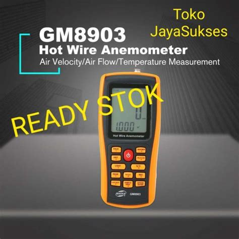 Jual Alat Mengukur Kecepatan Angin Hot Wire Anemometer Usb Data Gm Di Seller Umar Store