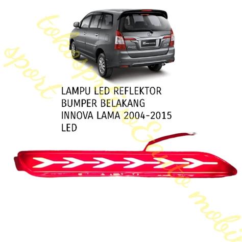 Mata หลอดไฟสะทอนแสง กนชนหลง สาหรบ Toyota innova 2005 2015 Shopee