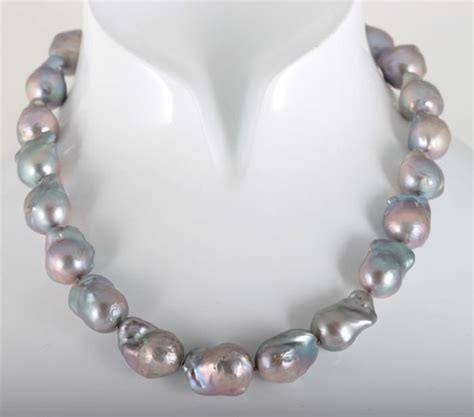 Large Baroque Freshwater Pearl Necklace 12x16 Mm With Catawiki