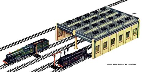 File Engine Shed Moulded Kit Four Road Hornby Dublo Hdbot