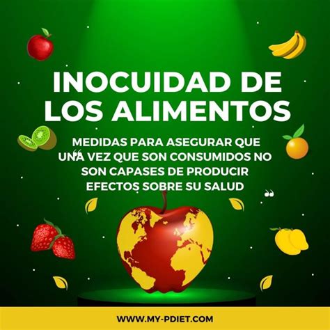 Inocuidad de los alimentos My PDiet Nutrición