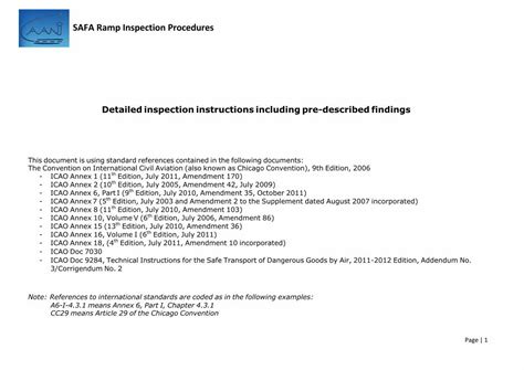 Pdf Safa Ramp Inspection Procedures Dokumen Tips