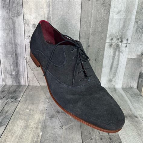 Ted Baker London Shoes Ted Baker London Dark Gray Suede Leather