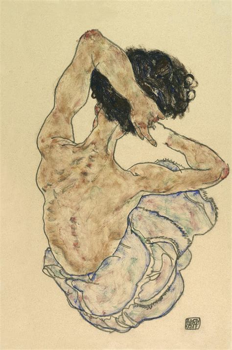 Female Painting By Egon Schiele Pixels