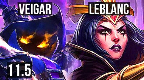 Veigar Vs Leblanc Mid Rank Veigar Games Dominating