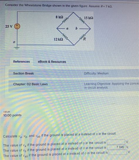 Solved Consider The Wheatstone Bridge Shown In The Given Chegg